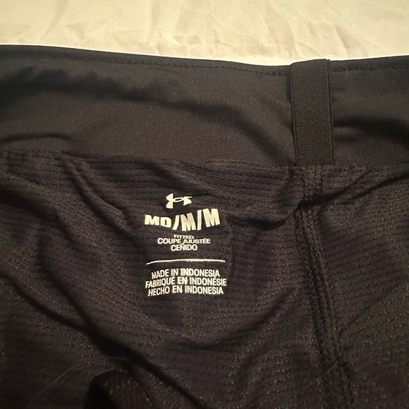 Under Armor black camo 2-in-1 lined running shorts, Men’s Size M, (3 Total) - Picture 2 of 4